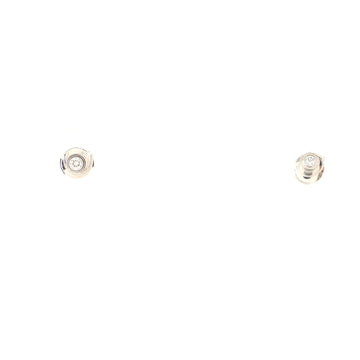 Cartier Diamants Legers Earrings 18K White Gold with Diamonds Small