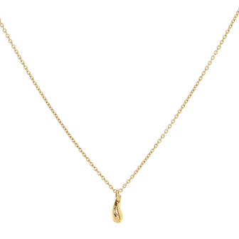 Tiffany & Co. Elsa Peretti Teardrop Necklace 18K Yellow Gold