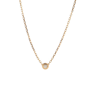 Cartier Diamants Legers Pendant Necklace 18K Rose Gold with Diamond Small