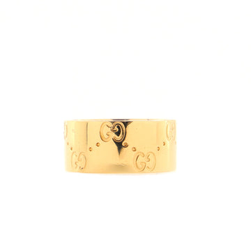 Gucci Icon Band Ring 18K Yellow Gold 9mm