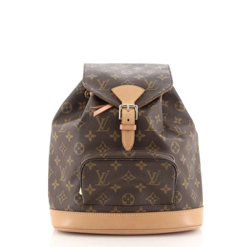 Louis Vuitton Vintage Montsouris Backpack Monogram Canvas MM