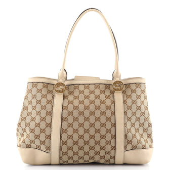 Gucci Miss GG Tote GG Canvas with Leather Medium