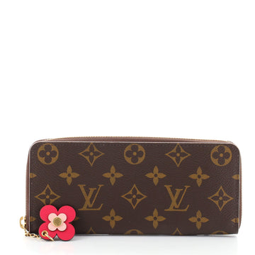 Louis Vuitton Clemence Wallet Limited Edition Blooming Flowers Monogram Canvas