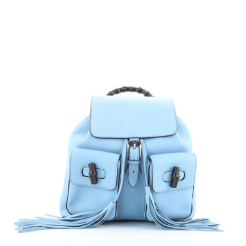 Gucci Bamboo Tassel Backpack Leather Medium
