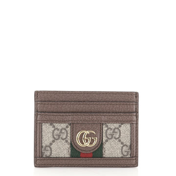 Gucci Ophidia Card Holder GG Coated Canvas