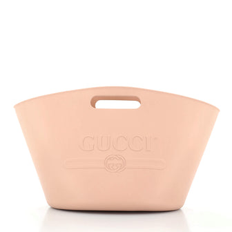 Gucci Logo Tote Rubber Large