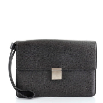 Louis Vuitton Selenga Pouch Taiga Leather