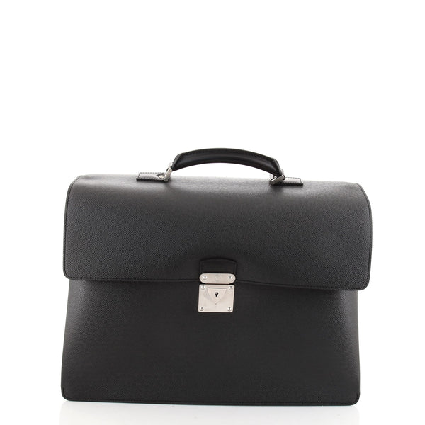 Louis Vuitton Grey Taiga leather Robusto III Briefcase