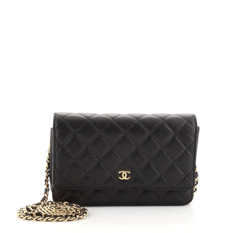 Chanel Wallet on Chain Quilted Caviar