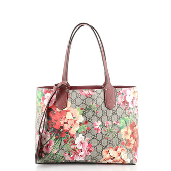 Gucci Reversible Tote Blooms GG Print Leather Small