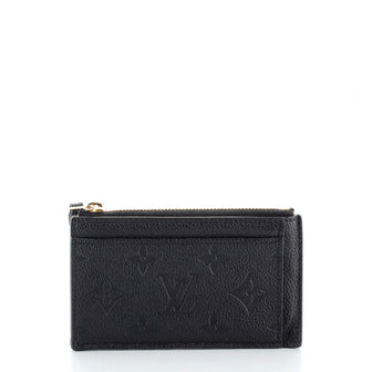 Louis Vuitton Zipped Card Holder NM Monogram Empreinte Leather