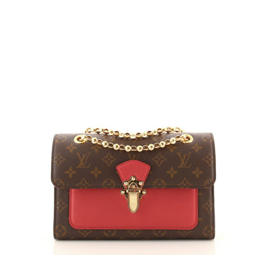 Louis Vuitton Victoire Handbag Monogram Canvas and Leather