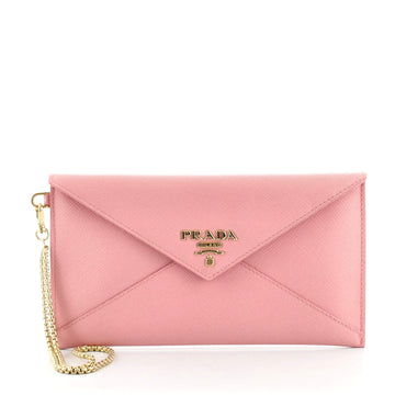 Prada Envelope Clutch Saffiano Leather Small