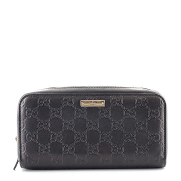 Gucci Zip Organizer Wallet Guccissima Leather