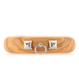 Hermes Medor Cuff Bracelet Wood Narrow