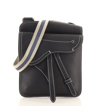 Christian Dior Saddle Messenger Bag Leather