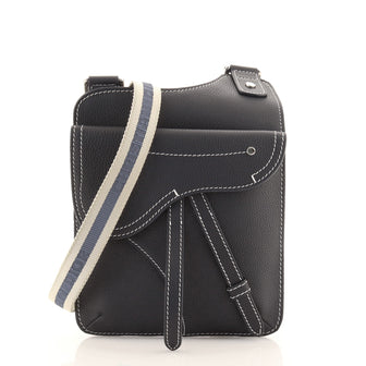 Christian Dior Saddle Messenger Bag Leather
