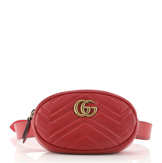 Gucci GG Marmont Belt Bag Matelasse Leather
