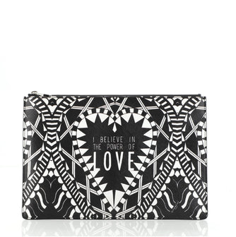 Givenchy Zipped Pouch Printed Coated Canvas Medium