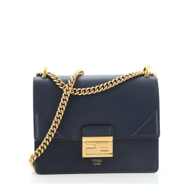 Fendi Kan U Shoulder Bag Leather Small