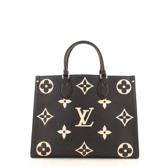 Louis Vuitton OnTheGo Tote Bicolor Monogram Empreinte Giant MM