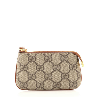 Gucci Key Pouch GG Coated Canvas