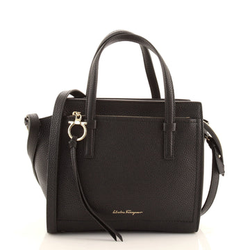 Salvatore Ferragamo Amy Tote Pebbled Leather Small