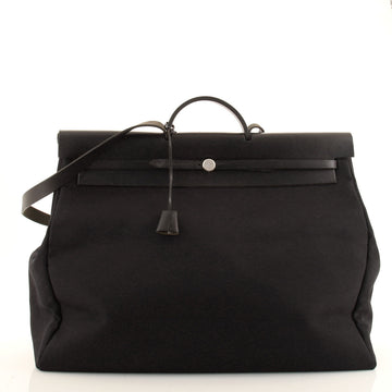 Hermes Herbag Cabine Toile and Leather