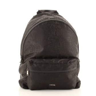 Christian Dior Dior x Shawn Stussy Rider Backpack Embroidered Nylon Large