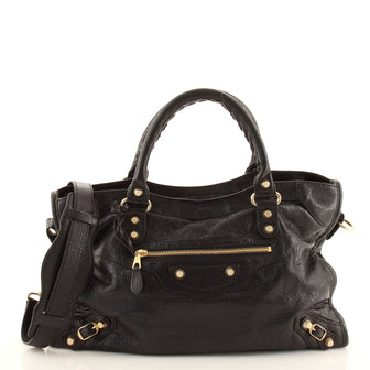 Balenciaga City Giant Studs Bag Leather Medium