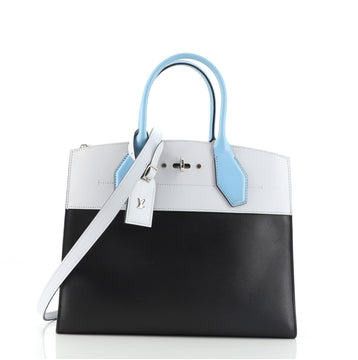 Louis Vuitton City Steamer Handbag Leather MM