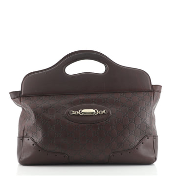 Gucci Punch Top Handle Tote Guccissima Leather Medium