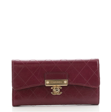 Chanel Golden Class 2.0 Flap Wallet Glazed Calfskin