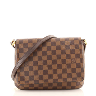 Louis Vuitton Musette Tango Handbag Damier