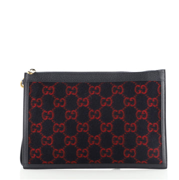 Gucci Wristlet Pouch GG Wool