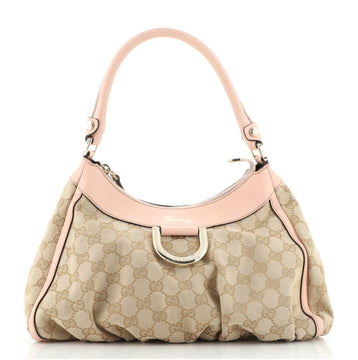 Gucci D Ring Hobo GG Canvas Small