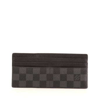 Louis Vuitton Card Holder Damier Graphite Long