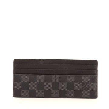 Louis Vuitton Card Holder Damier Graphite Long