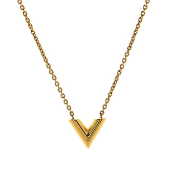 Louis Vuitton Essential V Necklace Metal