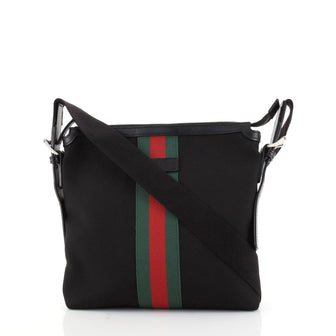 Gucci Web Messenger Bag Techno Canvas Medium