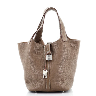 Hermes Picotin Lock Bag Clemence PM