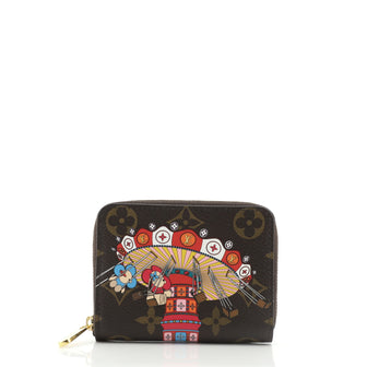 Louis Vuitton Zippy Coin Purse Limited Edition Vivienne Xmas Monogram Canvas