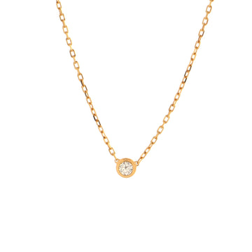 Cartier Diamants Legers Pendant Necklace 18K Rose Gold with Diamond Small