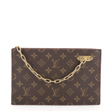 Louis Vuitton Legacy Chain Clutch Monogram Canvas