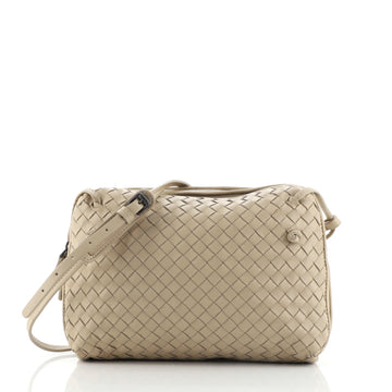 Bottega Veneta Double Compartment Pillow Crossbody Bag Intrecciato Nappa Medium