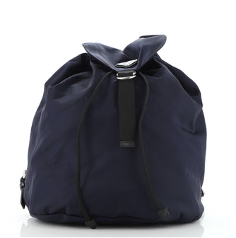 Prada Ring Backpack Tessuto Large