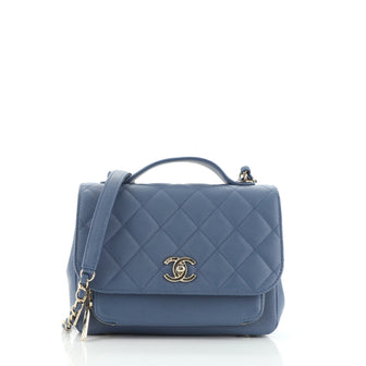 Chanel Business Affinity Flap Bag Quilted Caviar Small