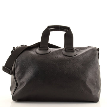 Louis Vuitton Speedy Bandouliere Bag Monogram Shadow Leather 40
