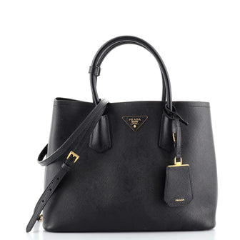 Prada Cuir Double Tote Saffiano Leather Medium