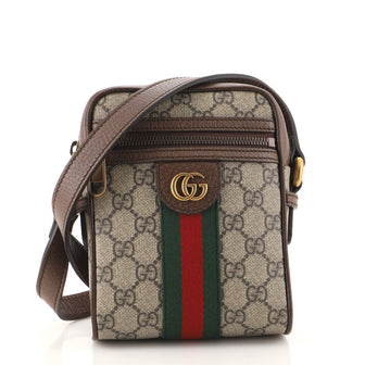 Gucci Ophidia Messenger Bag GG Coated Canvas Mini